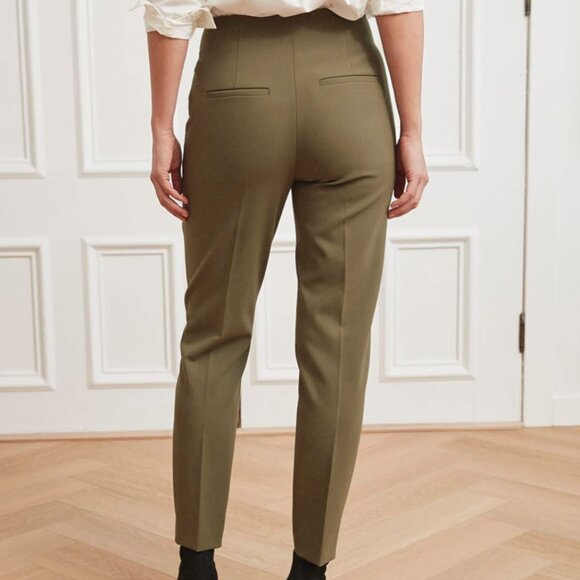 RW&CO. Twill High-Waisted Ankle Pants - 28" - Picture 2 of 9